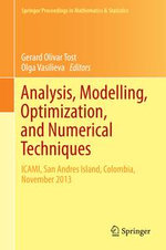 Analysis, Modelling, Optimization, and Numerical Techniques : ICAMI, San Andres Island, Colombia, November 2013 - Author