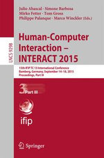 Human-Computer Interaction - INTERACT 2015 : 15th IFIP TC 13 International Conference, Bamberg, Germany, September 14-18, 2015, Proceedings, Part III - Julio Abascal