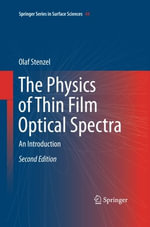 Springer Surface Sciences : An Introduction - Olaf Stenzel