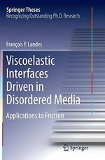 Springer Theses : Applications to Friction - FranÃ§ois P. Landes