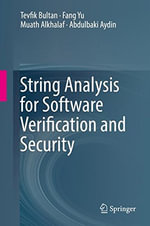 String Analysis for Software Verification and Security - Abdulbaki Aydin