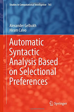 Studies in Computational Intelligence : Studies in Computational Intelligence - Alexander Gelbukh