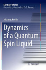 Springer Theses : Springer Theses - Johannes Knolle