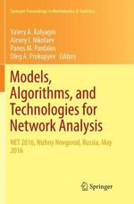 Models, Algorithms, and Technologies for Network Analysis : NET 2016, Nizhny Novgorod, Russia, May 2016 - Alexey I. Nikolaev