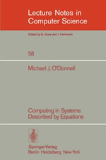Lecture Notes in Computer Science : Lecture Notes in Computer Science - M.J. O'Donnell