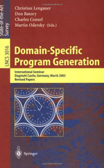Domain-Specific Program Generation : Lecture Notes in Computer Science - Christian Lengauer