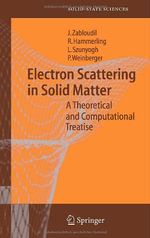 Springer Solid-State Sciences : A Theoretical and Computational Treatise - Jan Zabloudil