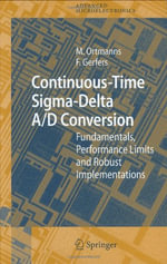 Springer Advanced Microelectronics : Fundamentals, Performance Limits and Robust Implementations - Maurits Ortmanns