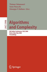 Algorithms and Complexity : 6th Italian Conference, CIAC 2006, Rome, Italy, May 29-31, 2006, Proceedings - Tiziana Calamoneri
