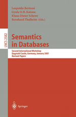 Semantics in Databases : Second International Workshop, Dagstuhl Castle, Germany, January 7-12, 2001, Revised Papers - Leopoldo Bertossi