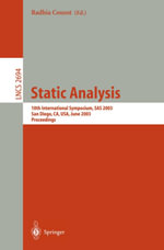 Static Analysis : 10th International Symposium, SAS 2003, San Diego, CA, USA, June 11-13, 2003. Proceedings - Radhia Cousot