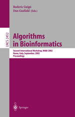 Algorithms in Bioinformatics : Second International Workshop, WABI 2002, Rome, Italy, September 17-21, 2002, Proceedings - Roderic Guigo
