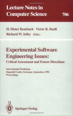 Lecture Notes in Computer Science : Critical Assessment and Future Directions. International Workshop, Dagstuhl Castle, Germany, September 14-18, 1992. Proceedings - H.Dieter Rombach