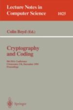 Cryptography and Coding : Fifth IMA Conference; Cirencester, UK, December 1995. Proceedings - Colin Boyd