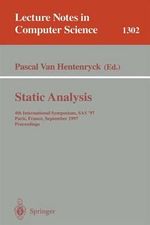 Static Analysis : 4th International Symposium, SAS '97, Paris, France, September 8-10, 1997, Proceedings - Pascal van Hentenryck