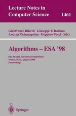 Algorithms - ESA '98 : 6th Annual European Symposium, Venice, Italy, August 24-26, 1998, Proceedings - Gianfranco Bilardi