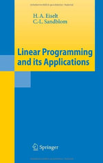 Linear Programming and Its Applications - H.A. Eiselt