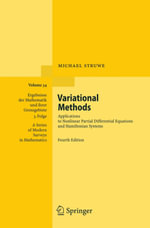 Variational Methods : Applications to Nonlinear Partial Differential Equations and Hamiltonian Systems - Michael Struwe