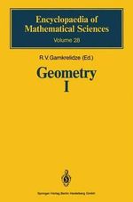Geometry I : Basic Ideas and Concepts of Differential Geometry - R.V. Gamkrelidze