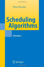 Scheduling Algorithms - Peter Brucker