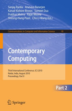 Contemporary Computing : Third International Conference, IC3 2010, Noida, India, August 9-11, 2010. Proceedings, Part II - Sanjay Ranka