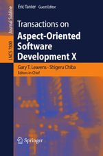 Transactions on Aspect-Oriented Software Development X
