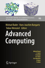 Advanced Computing : Springer Nature Proceedings excluding Computer Science - Hans-Joachim Bungartz