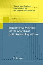 Experimental Methods for the Analysis of Optimization Algorithms - Thomas Bartz-Beielstein