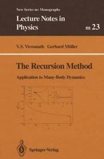 The Recursion Method : Application to Many-Body Dynamics - V.S. Viswanath