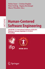 Human-Centered Software Engineering : 5th IFIP WG 13.2 International Conference, HCSE 2014, Paderborn, Germany, September 16-18, 2014. Proceedings - Author