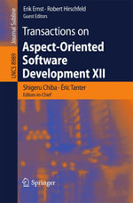Transactions on Aspect-Oriented Software Development XII : Computer Science (R0) - Shigeru Chiba
