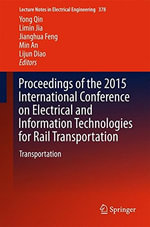 Lecture Notes in Electrical Engineering : Transportation - Yong Qin
