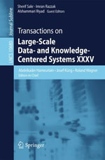 Transactions on Large-Scale Data- and Knowledge-Centered Systems XXXV : Computer Science (R0) - Author
