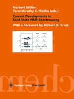 Current Developments in Solid State NMR Spectroscopy - HansJürgen Möller