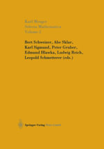 Selecta Mathematica II - Karl Menger