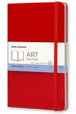 Moleskine Art : Large Sketchbook, Scarlet Red : Hardcover - Moleskine