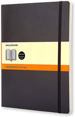 Moleskine Classic : Extra Large Notebook, Ruled, Black : Soft Cover - Moleskine