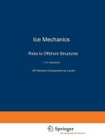 Ice Mechanics and Risks to Offshore Structures : Cold Region Engineering Studies - T. Sanderson