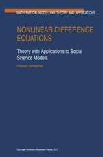 Nonlinear Difference Equations : Theory with Applications to Social Science Models - H. Sedaghat