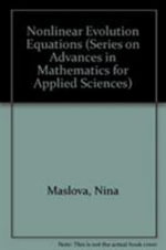 Nonlinear Evolution Equations : Series on Advances in Mathematics for Applied Sciences - Niva B. Maslova