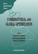 Combinatorial and Global Optimization : Series on Applied Mathematics - Rainer E. Burkard