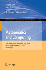 Mathematics and Computing : Third International Conference, ICMC 2017, Haldia, India, January 17-21, 2017, Proceedings - Heinrich Begehr