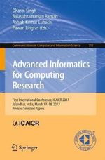 Advanced Informatics for Computing Research : First International Conference, ICAICR 2017, Jalandhar, India, March 17¢