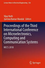 Lecture Notes in Electrical Engineering : MCCS 2018 - Jyotsna Kumar Mandal