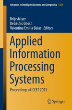 Applied Information Processing Systems : Proceedings of ICCET 2021 - Brijesh Iyer