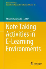Note Taking Activities in E-Learning Environments : Mathematics and Statistics (R0) - Minoru Nakayama