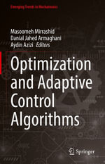 Optimization and Adaptive Control Algorithms : Artificial Intelligence (R0) - Masoomeh Mirrashid