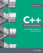 C++   Programming : From Problem Analysis to Program Design - D. S. Malik