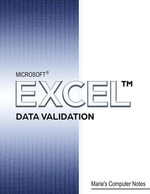 Microsoft Excel Data Validation - Marie Eklof