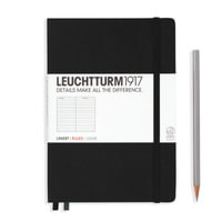 Leuchtturm1917 Notebook Medium A5 Hardcover Lined - Black : Leuchtturm1917 - Leuchtturm1917